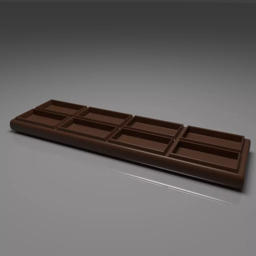 Milk Chocolate Bar 4 3D model