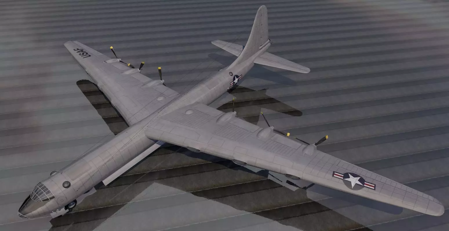 Convair XB-36 Peacemaker 3D model