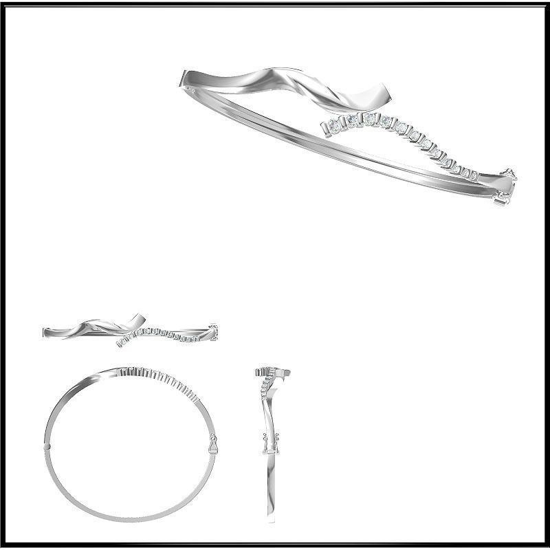 JCD Format bangle designs collection for jewelry 3D print model_17