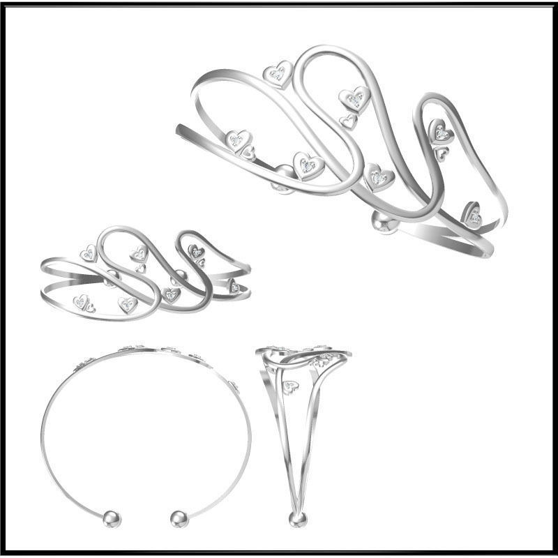 JCD Format bangle designs collection for jewelry 3D print model_33