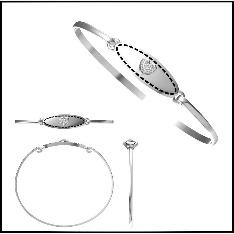 JCD Format bangle designs collection for jewelry 3D print model_12