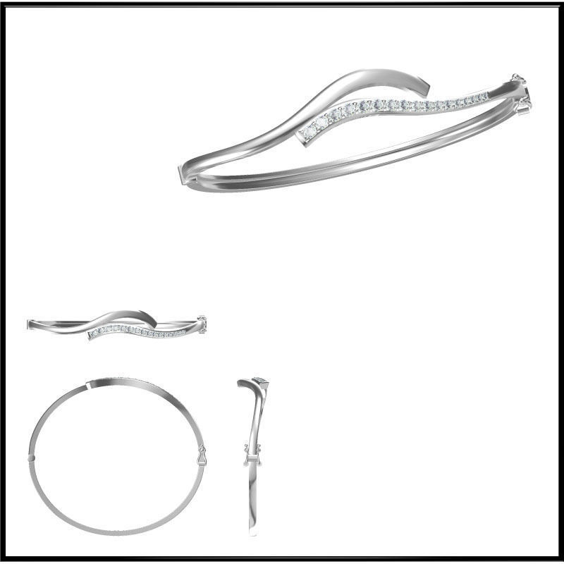 JCD Format bangle designs collection for jewelry 3D print model_23