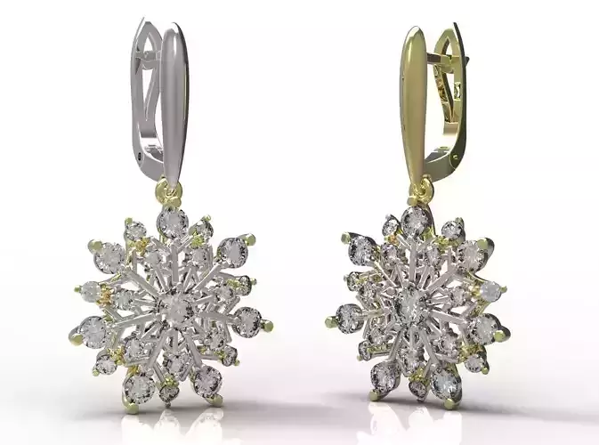 Earrings 79-1 3D print model