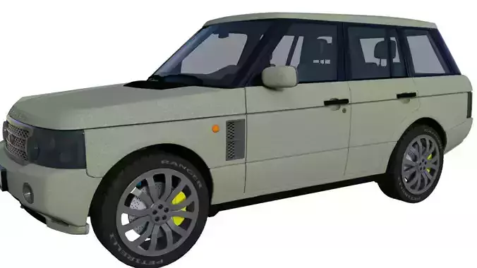 Ranger car 3d model 