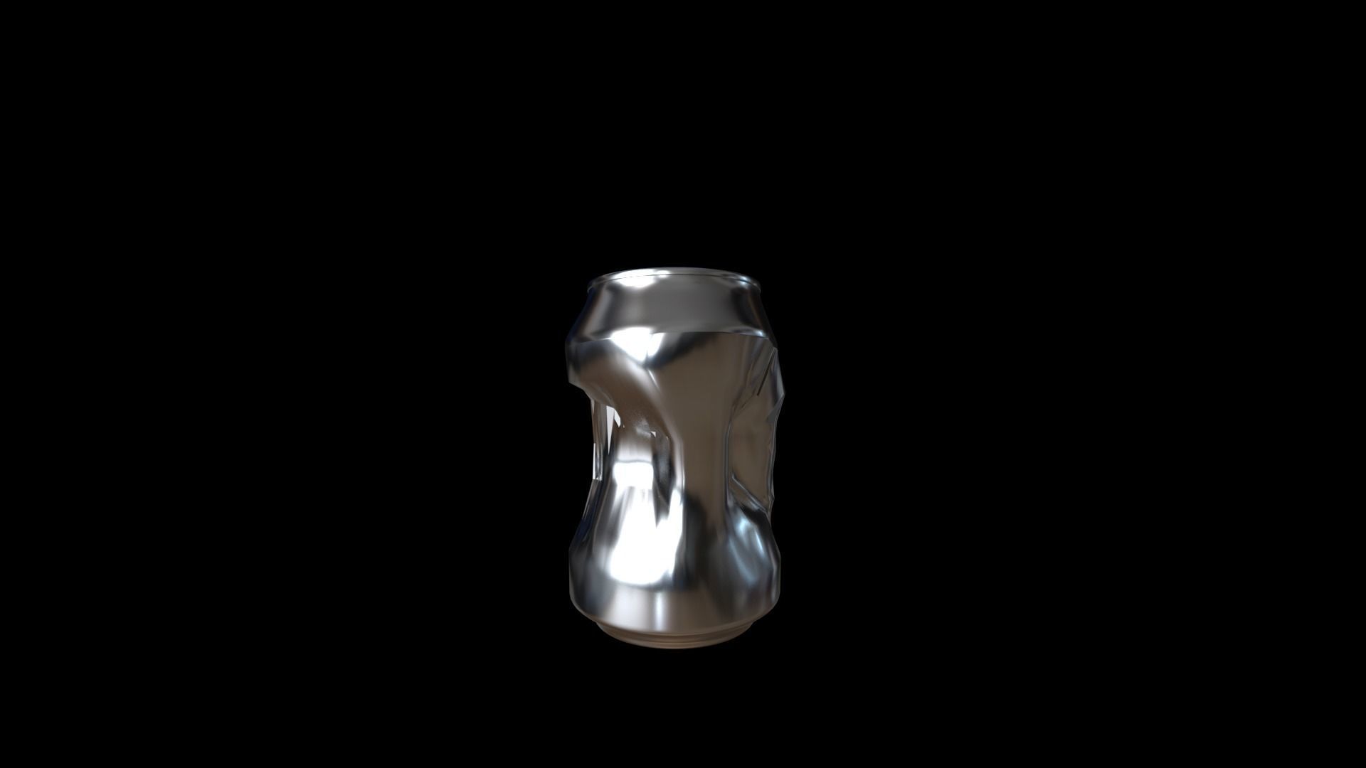Distorted Can 3D model_1