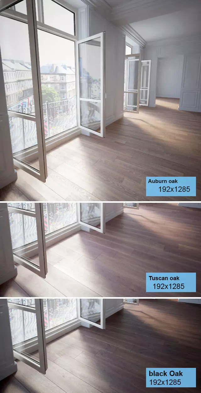Wooden floor 3D model