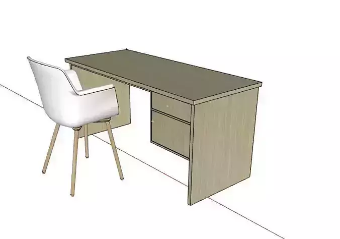 Minamalist computer desk