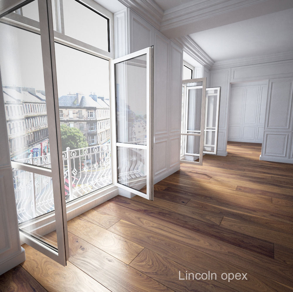 Wooden floor 3D model_1