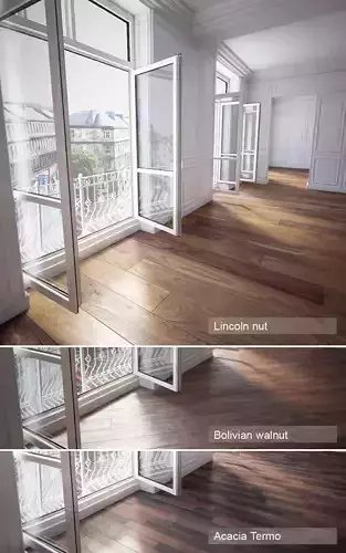 Wooden floor 3D model