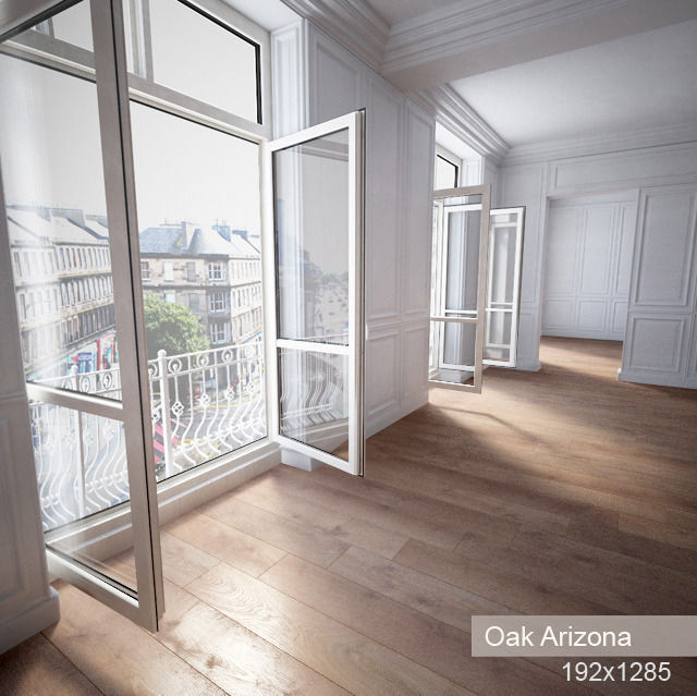 Wooden floor 3D model_1