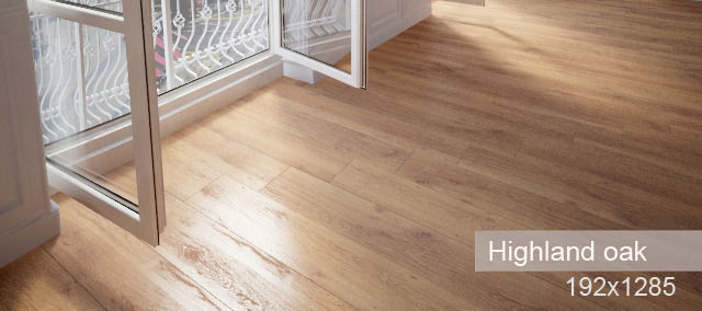 Wooden floor 3D model_2