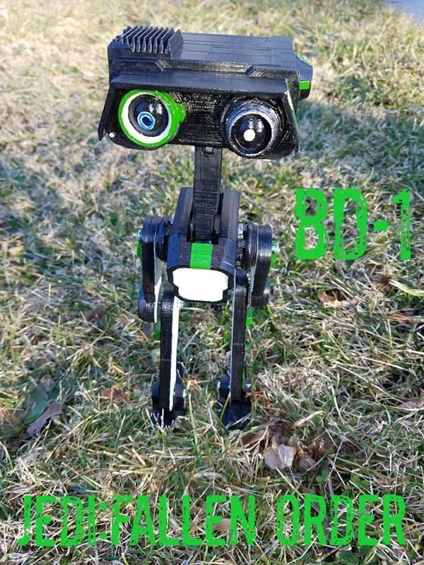 BD-1 Star Wars Droid Retrograde Fan Art Model 3D model_5