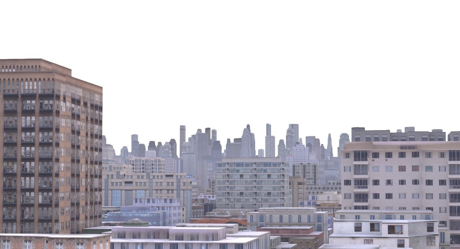 Generic City 3D model_2