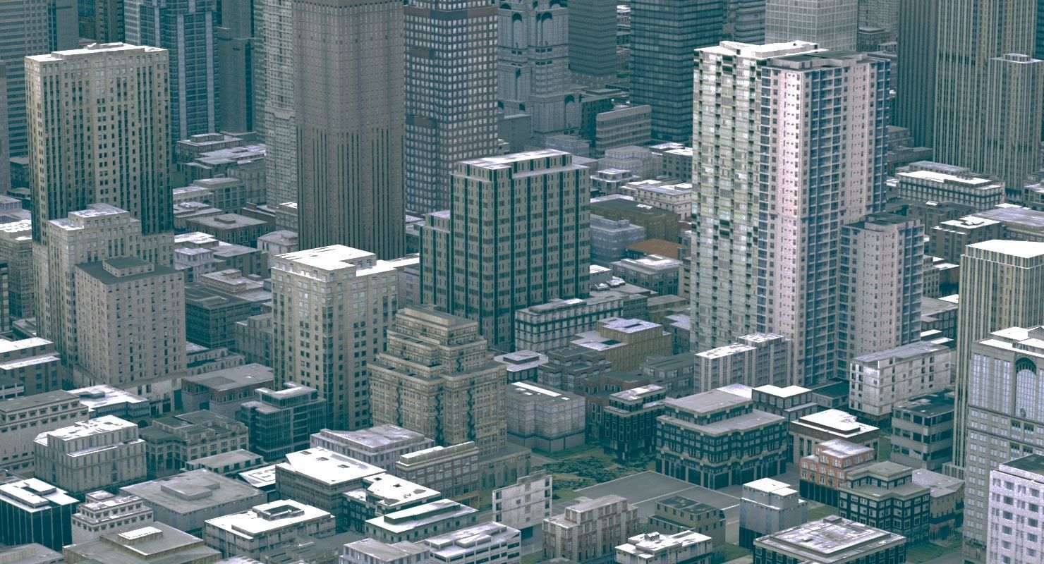 Generic City 3D model_3