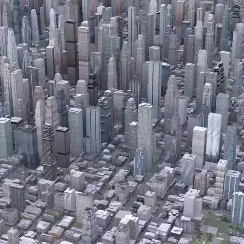 Generic City 3D model