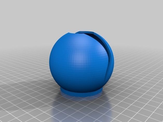 Sphere Vase 3D print model_4