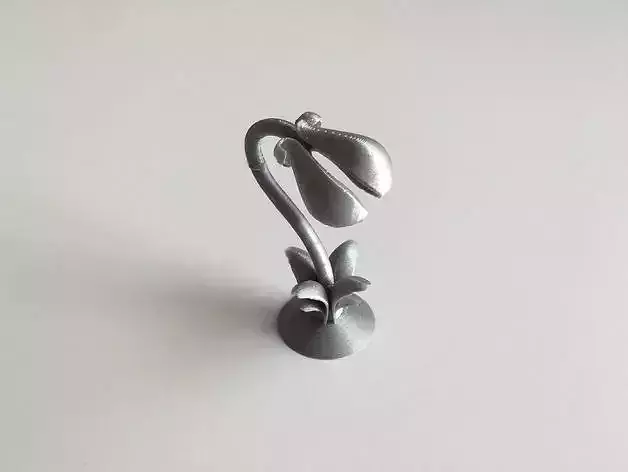Audrey Flower PVA test 3D print model