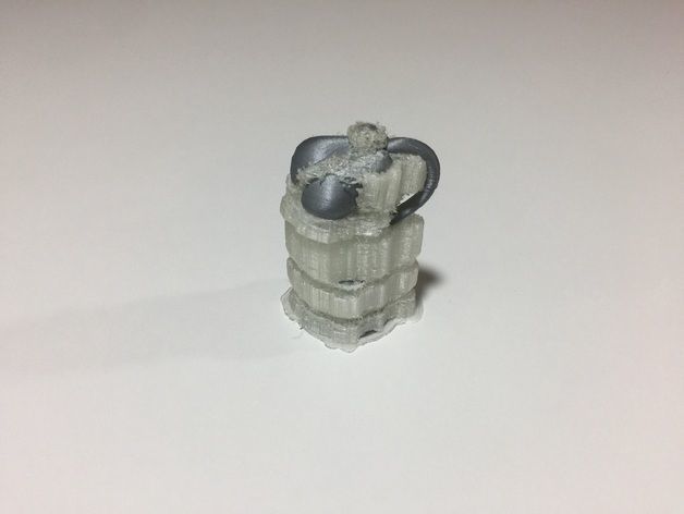 Audrey Flower PVA test 3D print model_5