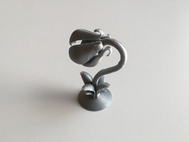 Audrey Flower PVA test 3D print model_6