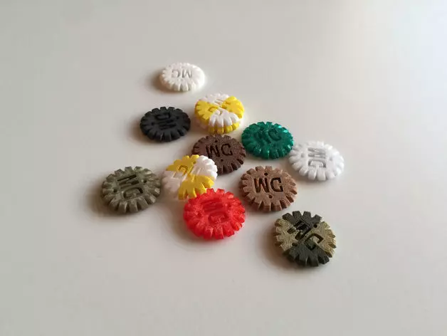 Coin filament test 3D print model_0