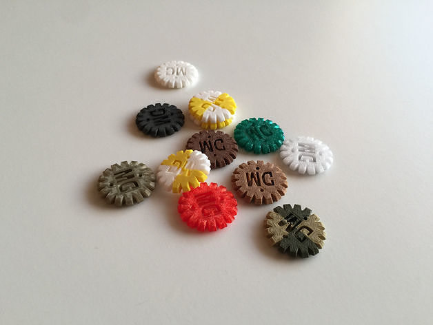 Coin filament test 3D print model