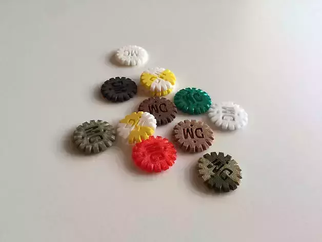 Coin filament test 3D print model