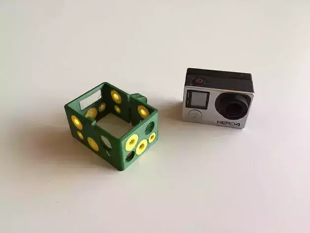 GoPro Hero 4 BacPac Frame - Dual Extrusion