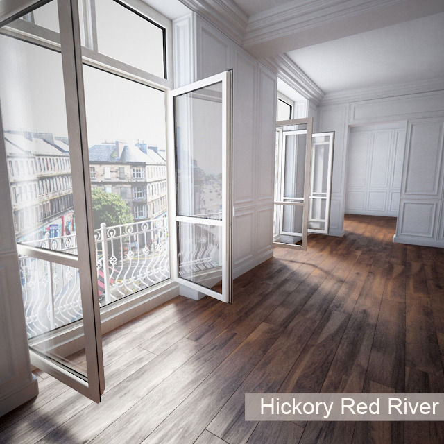 Wooden floor 3D model_2