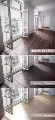 Wooden floor 3D model