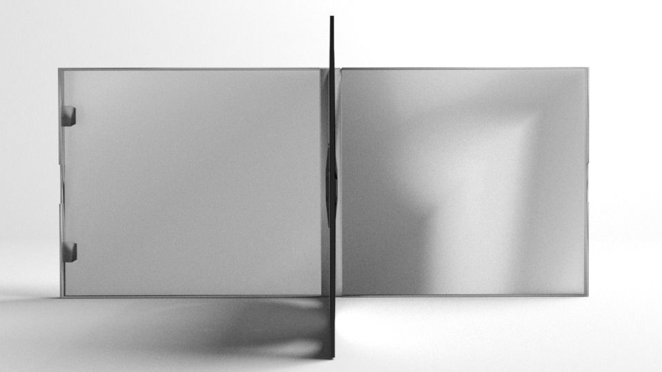 Double CD Case 3D model_1