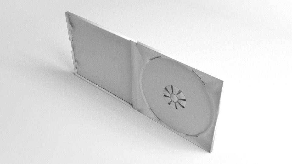 Single CD Case 3D model_4