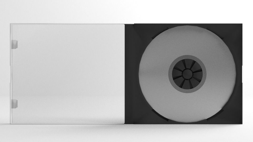Single CD Case 3D model_1