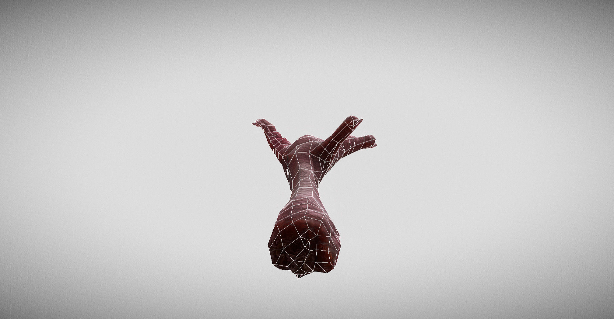 Raw Chicken feet 3dscan model Low-poly 3D model_45
