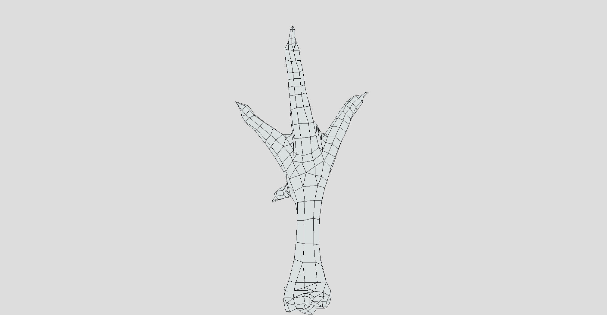 Raw Chicken feet 3dscan model Low-poly 3D model_38