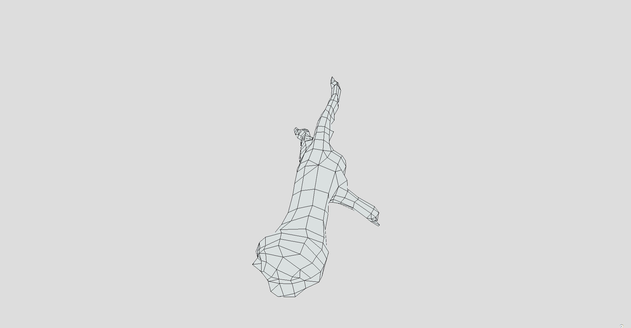 Raw Chicken feet 3dscan model Low-poly 3D model_40