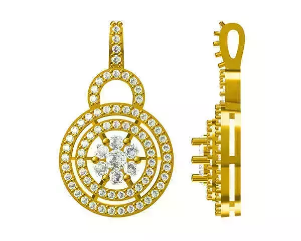 JCD Format Vintage round brilliant cut cad jewellery design