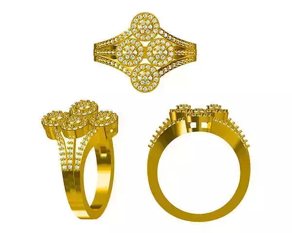 JCD format Antique engagement rings metal file for making