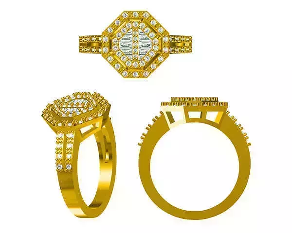 JCD format Antique engagement rings cad engagement ring