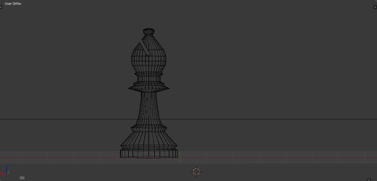 Chess Bishop  3D model_4