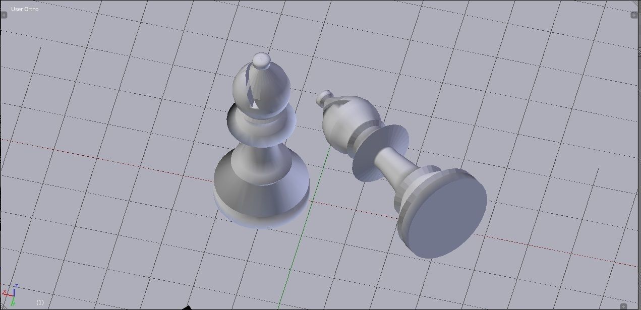 Chess Bishop  3D model_1