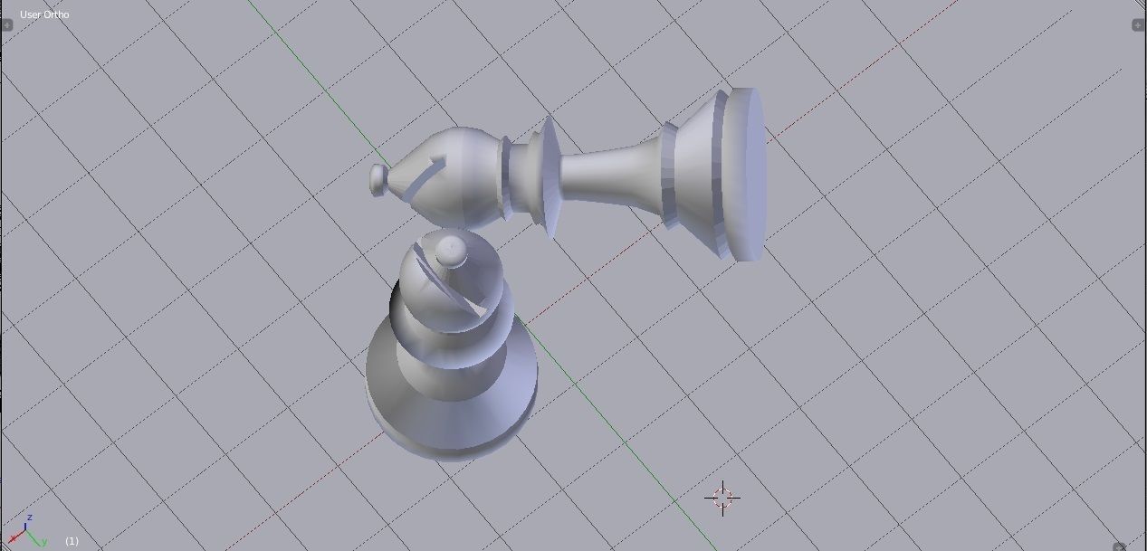 Chess Bishop  3D model_2