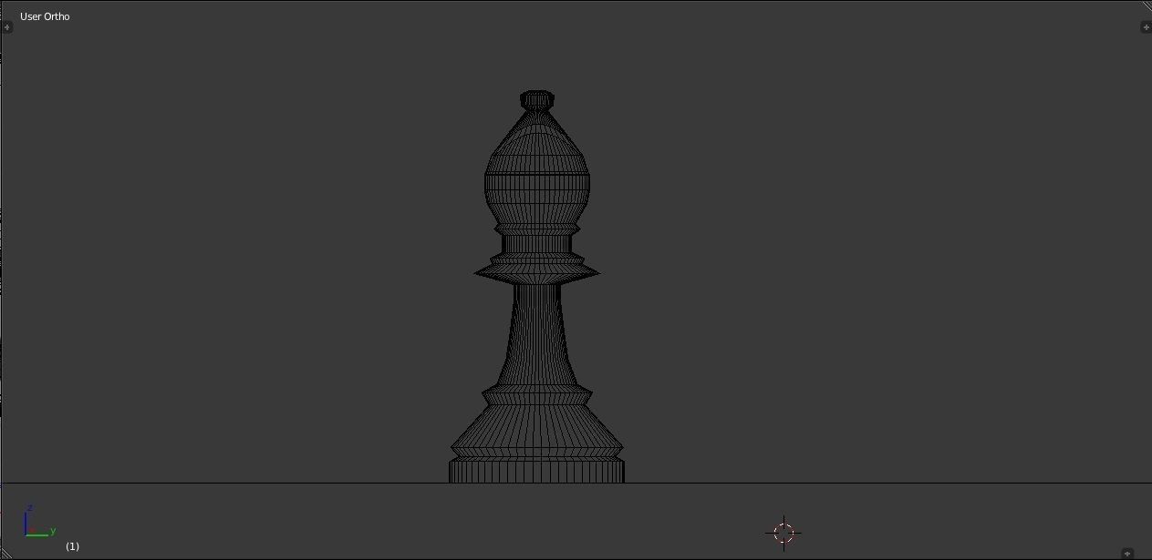 Chess Bishop  3D model_3