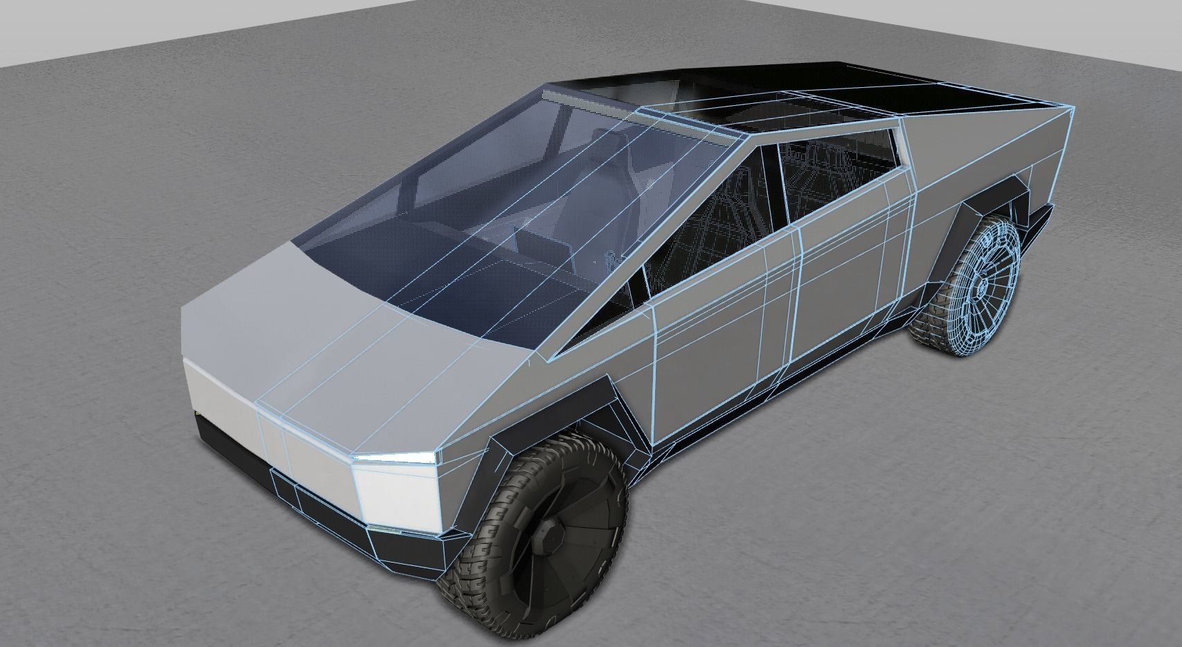 TESLA CYBERTRUCK 2019 3D model_22