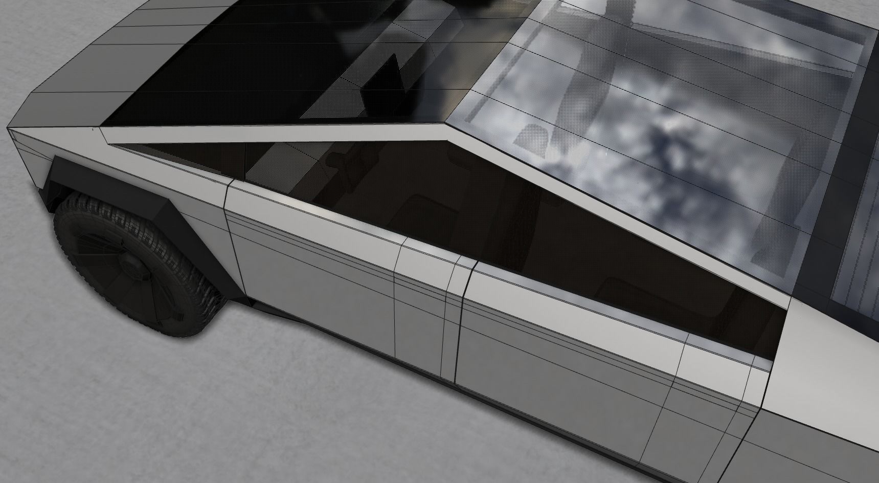 TESLA CYBERTRUCK 2019 3D model_11