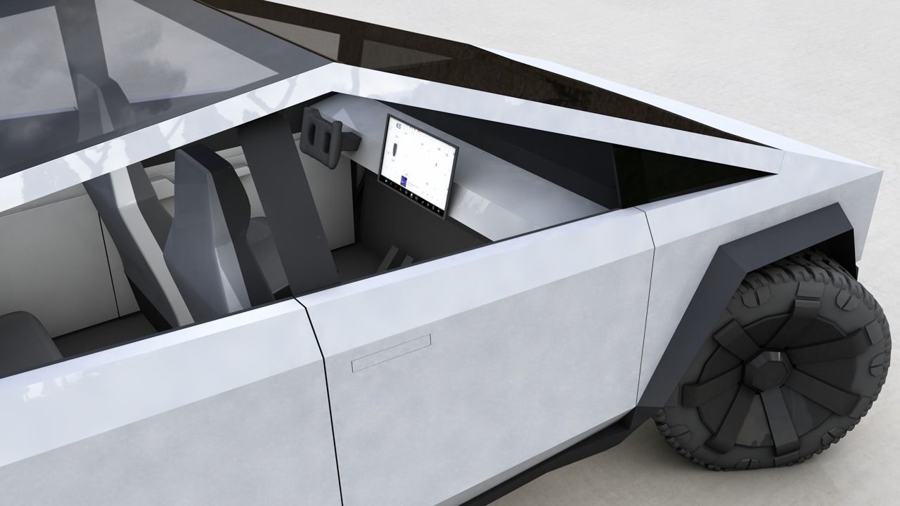 TESLA CYBERTRUCK 2019 3D model_14