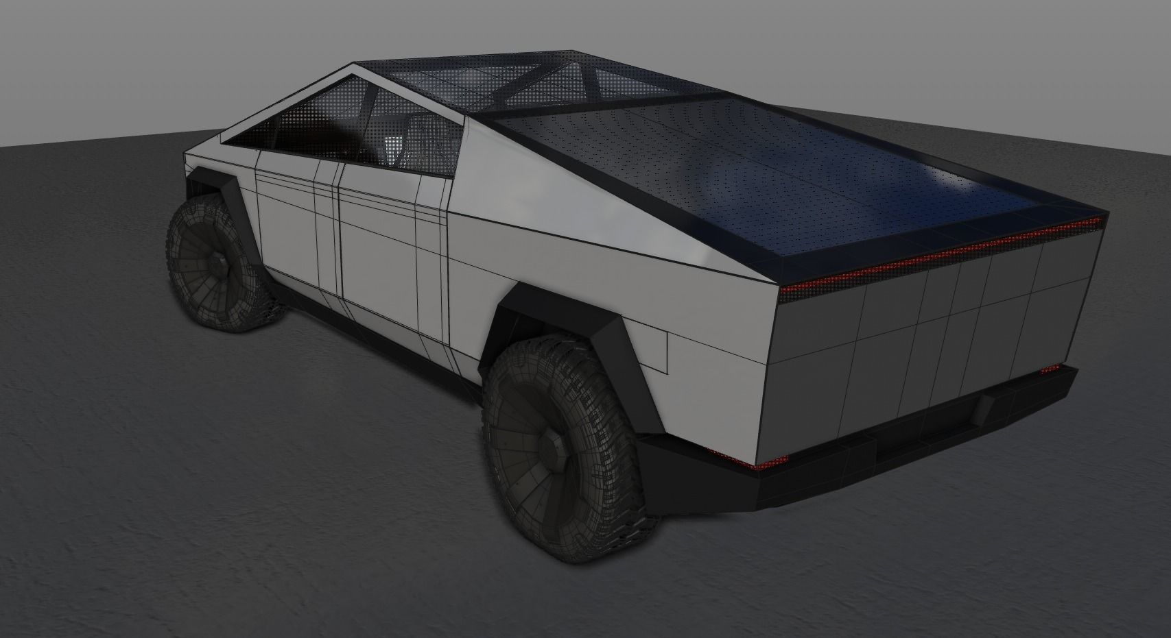 TESLA CYBERTRUCK 2019 3D model_12