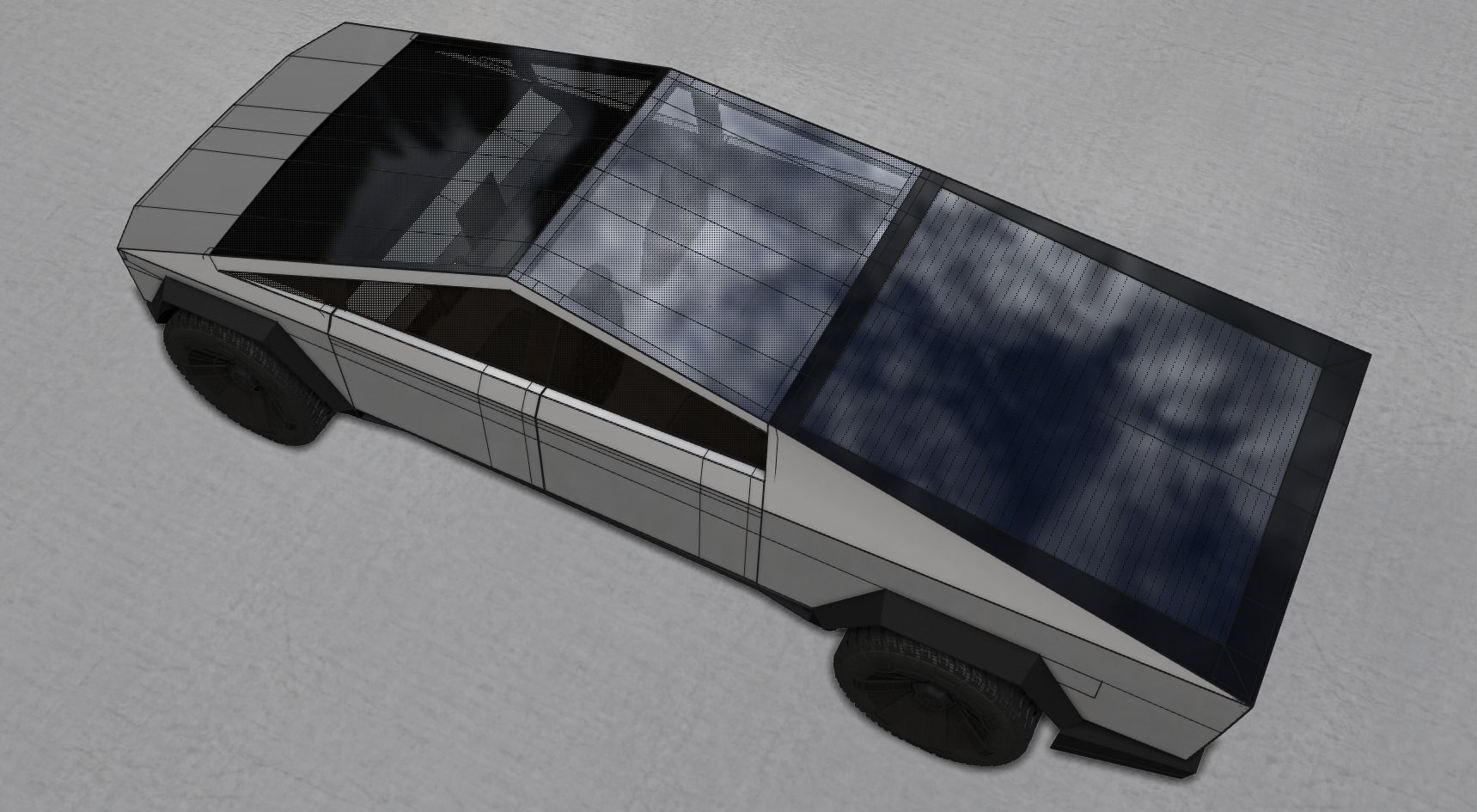 TESLA CYBERTRUCK 2019 3D model_9