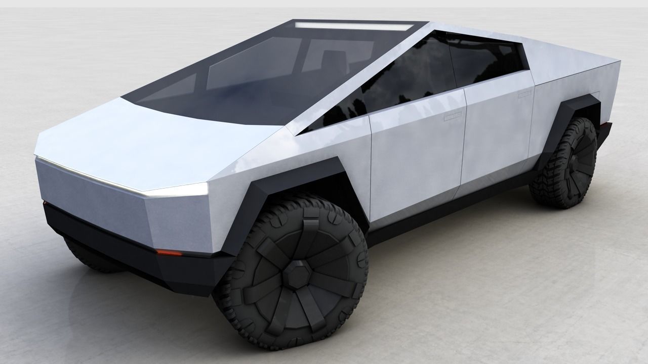 TESLA CYBERTRUCK 2019 3D model_3
