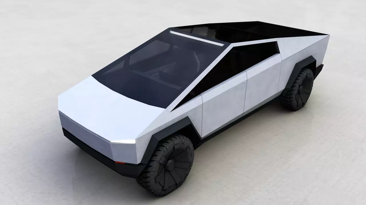 TESLA CYBERTRUCK 2019 3D model_0