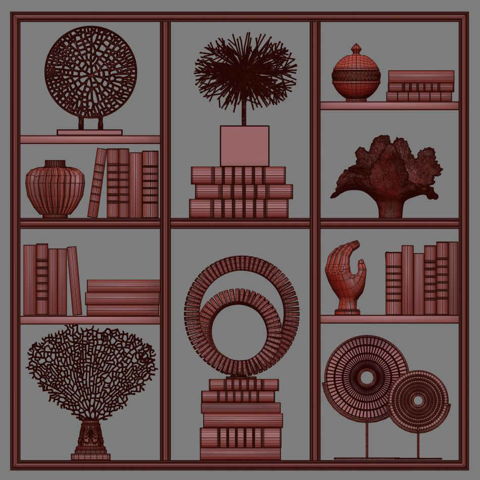 Decor Set 47 3D model_4